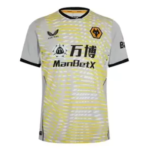 Image of Castore Wolverhampton Wanderers Pro Home Goalkeeper Shirt - Silver