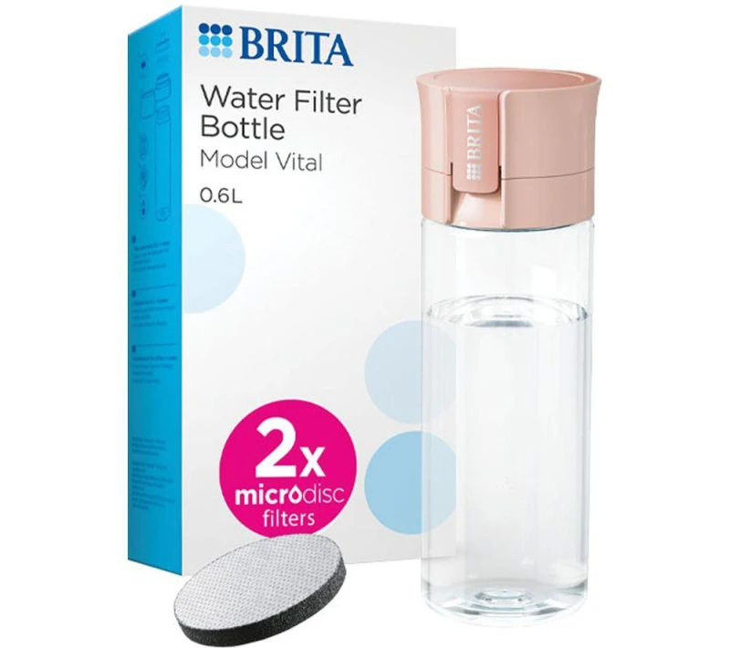 Image of BRITA Model Vital Water Filter Bottle - Apricot 4006387128418