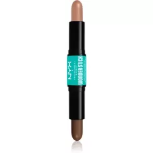 Image of NYX Professional Makeup Wonder Stick Dual Face Lift Two-Tone Contouring Stick Shade 04 Medium 2x4 g