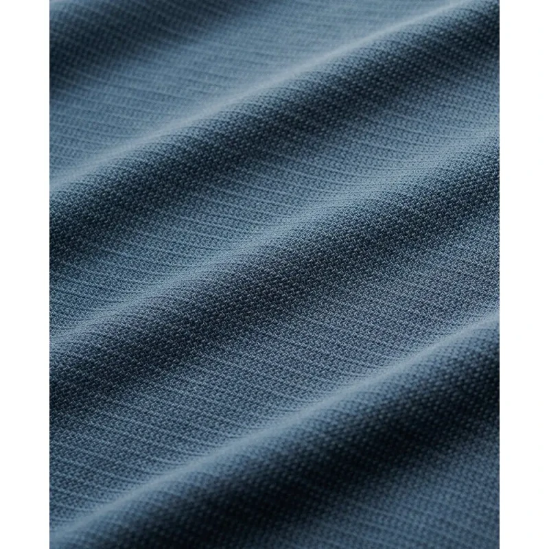 Image of Superdry T-Shirt with a polo neck Superdry Bleu Male L