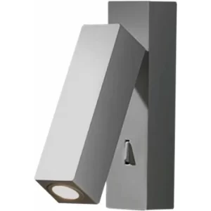 Image of Hall wall lamp, zamak, nickel