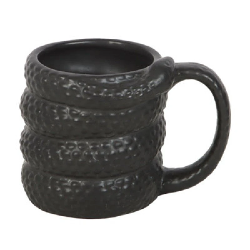 Image of Something Different Something Different Snake Mug in Black One Size Unisex 5063652261460