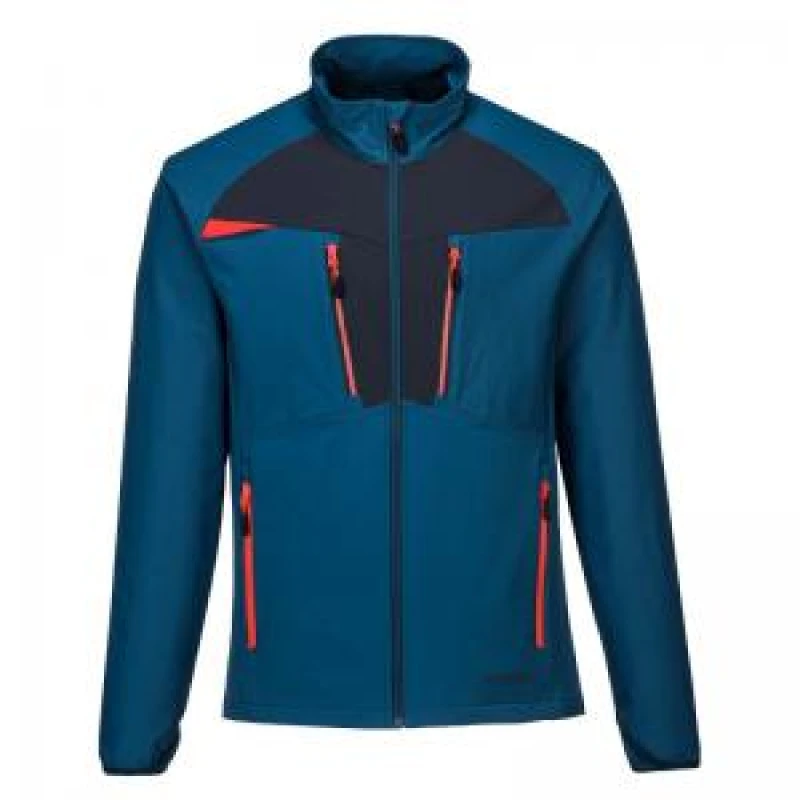 Image of Portwest DX4 Mens Zip Pocket Base Layer Top DX480MBRXL Colour: Metro Blue