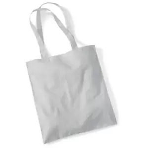 Image of Westford Mill Promo Bag For Life - 10 Litres (One Size) (Light Grey)