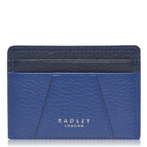 Image of Radley Wood Card Holder - SAPHIRE