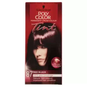 Image of Schwarzkopf Poly Color Red Black 87 Permanent Hair Dye