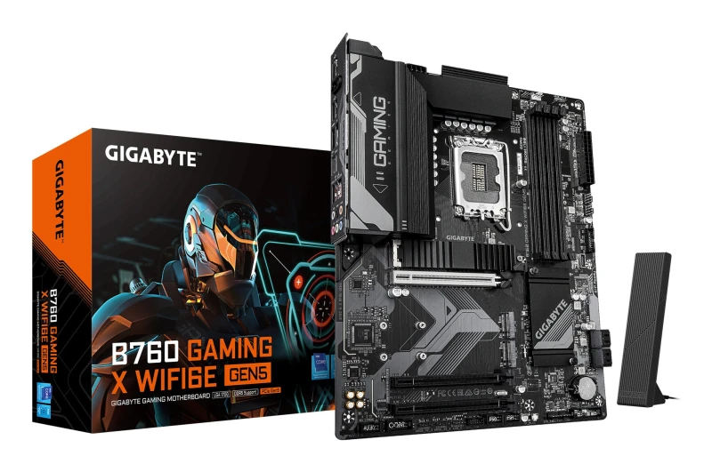 Image of Gigabyte Gigabyte B760 GAMING X WIFI6E GEN5 Motherboard - Supports 14th Gen. Intel Core CPUs, 8+1+1 phases VRM, up to 5600MHz DDR5, 3xPCIe 4.0 M.2, Wi