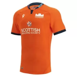Image of Macron Edinburgh Rugby Alternate Shirt 2021 2022 - Orange