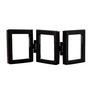Image of Sass & Belle Jet Black Mini Triple Photo Frame