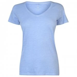 Image of Gant Gant Sun-bleached T Shirt Womens - 468 CAPRI Blue