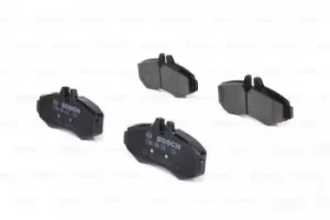 Image of Bosch 0986494013 BP245 Brake Pad Set Disc Brake Front Axle