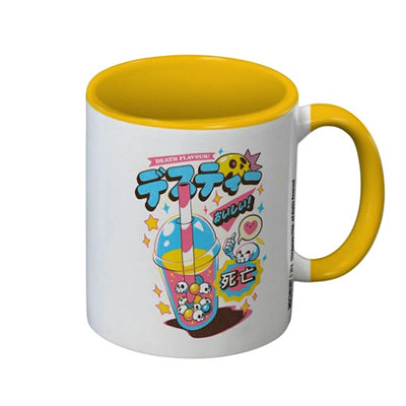 Image of Ilustrata Ilustrata Death Bubble Tea Inner Two Tone Mug Multi One Size Unisex 5063806700425
