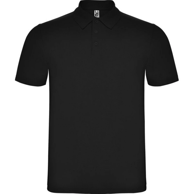 Image of ROLY ROLY Men Austral Short-Sleeved Polo Shirt in Black Size: Medium Black M Male 5063527503961