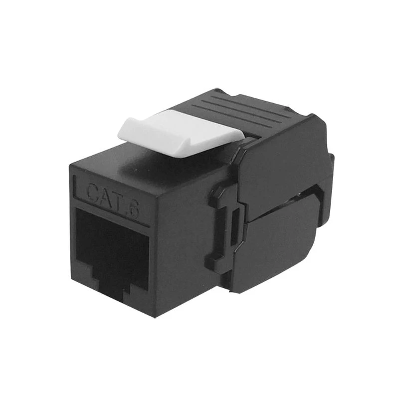 Image of FDL CAT.6 UTP KEYSTONE JACK TOOLLESS IDC MODULE - BLACK
