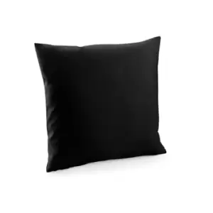 Image of Westford Mill Fairtrade Cushion Cover (40cm x 40cm) (Black) - Black