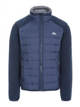 Image of Trespass Boys Ludvig Hybrid Fleece - Navy