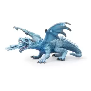 Image of Papo Fantasy World Ice Dragon Toy Figure, 3 Years or Above, Blue...