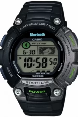 Image of Mens Casio Bluetooth Sports Hybrid Smartwatch Alarm Chronograph Watch STB-1000-1EF