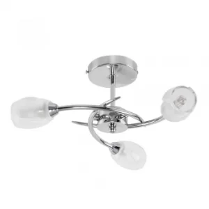 Image of Mia 3 Way Ceiling Light in Chrome