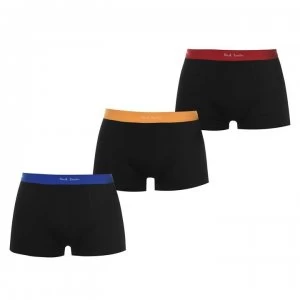 Image of Paul Smith Underwear 3 Pack Contour Trunks - Black 79A