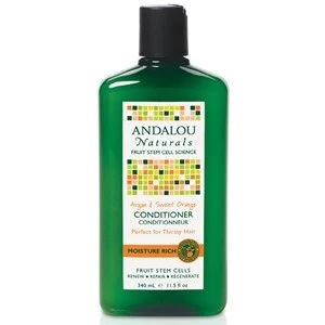 Image of Andalou Naturals Moisture Rich Argan and Sweet Orange Conditioner 340ml