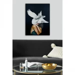 Image of 6019217696672-5070 Multicolor Decorative Canvas Painting