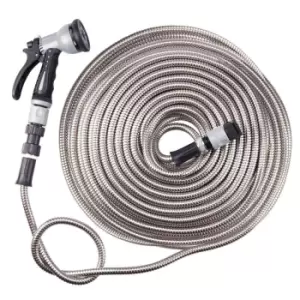 Image of Garden Gear 100ft Stainless Steel Easy Hose