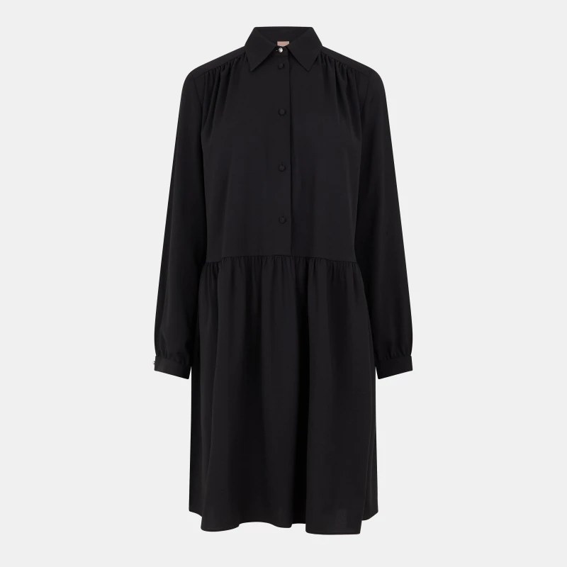 Image of Boss Womens Dabesa Wrap Design Dress Black female 4 (XXS)