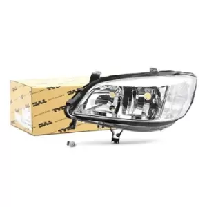 Image of TYC Headlights OPEL 20-5738-08-2 09118791,1216277 Headlamp,Headlight