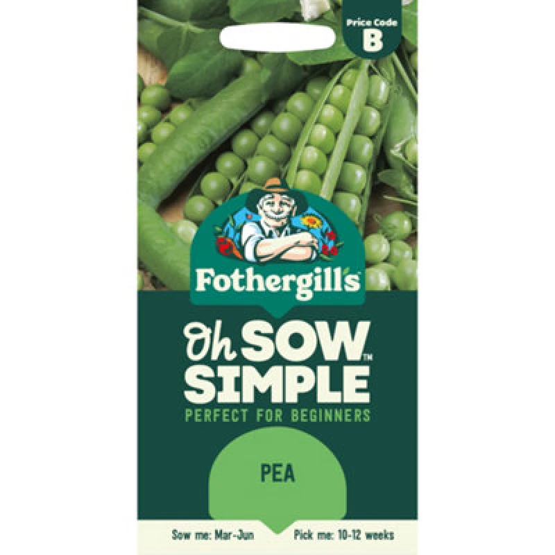 Image of Mr Fothergills Oh Sow Simple Pea 'ambassador' Vegetable Seeds