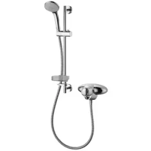 Image of Ideal Standard - ctv Thermostatic Exposed Shower Mixer Slide Rail Kit - Chrome
