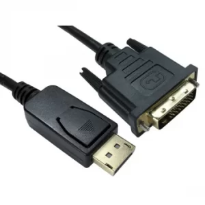 Image of TruConnect 16-1726 2m Display Port M DVI-D M Black Cable