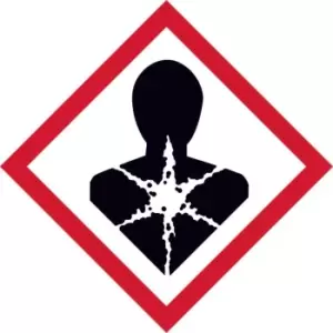 Image of GHS Health Hazard Symbol Label - SAV (100 x 100mm)