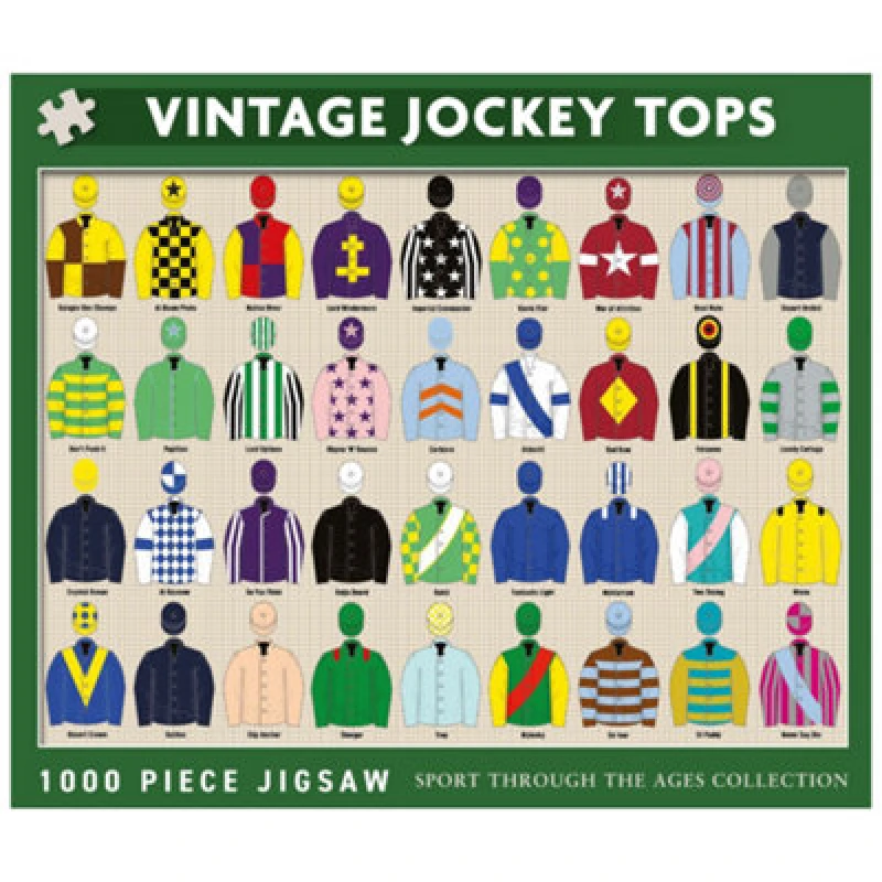 Image of Coach House Partners Vintage Jockey Tops 1000 Piece Jigsaw