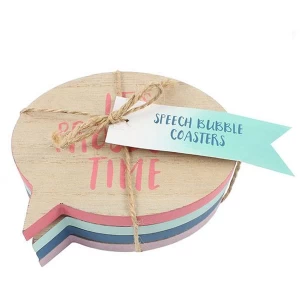 Image of Set of 4 Assorted Drinking Coasters