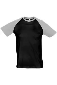 Image of Funky Contrast Short Sleeve T-Shirt