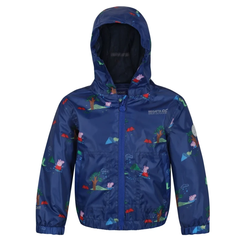 Image of Regatta Peppa Pig Muddy Puddle Waterproof Jacket - Blue Blue C24-C36
