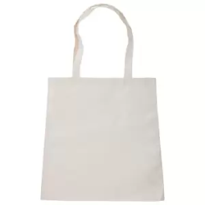 Image of Bagbase Sublimation Shopper Bag (10 Litres) (Pack of 2) (One Size) (Natural)