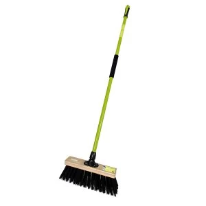 Image of Charles Bentley National Trust 14" Heavy Duty PVC Broom with Handle