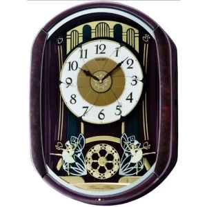 Image of Seiko Melody in Motion wall clock 12 Melodies & 14 LED Lights