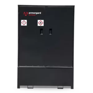 Image of DrumBank DBIBC1 Enclosed Storage Unit For IBC Containers And Oil Drums Charcoal Grey 1500 X 1530 X 2210MM