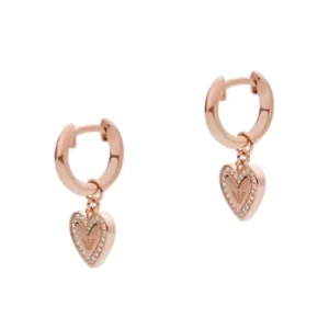 Image of Emporio Armani EG3552221 Silver Hoop Earrings