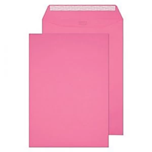 Image of Creative Mid Coloured Envelopes C4 Peel & Seal 324 x 229mm Plain 120 gsm Flamingo Pink Pack of 250