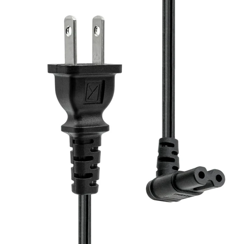 Image of ProXtend Type A (US) to Angled C7 Power Cord Black 2m