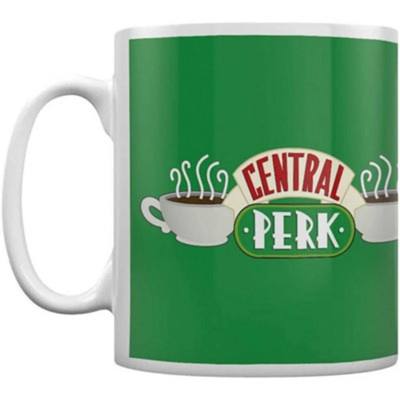 Image of Friends Friends Central Perk Mug in Green Green One Size Unisex 5059699921085