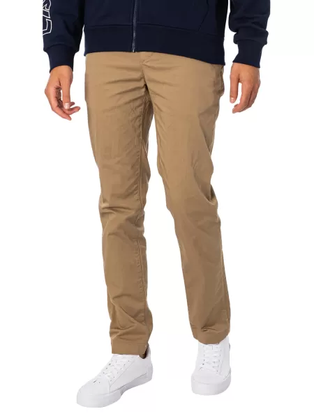 Image of Classic Slim Fit Stretch Chino Trousers