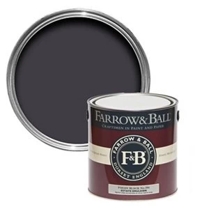 Image of Farrow & Ball Estate Paean Black No. 294 Matt Emulsion Paint 2.5L