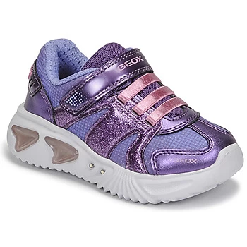Image of Geox ASSISTER Girls Childrens Shoes Trainers in Purple - Sizes 7 toddler,7.5 toddler,8.5 toddler,9.5 toddler