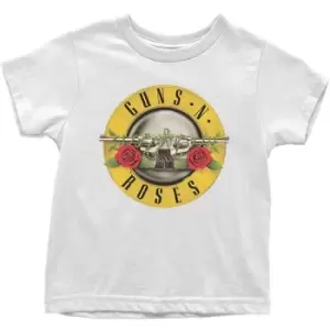 Image of Guns N' Roses - Classic Logo Kids 5 Years Toddler T-Shirt - White