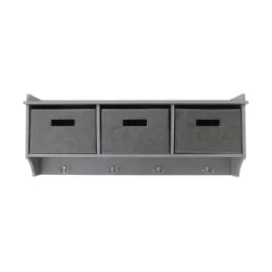 Image of Huntingdon Wall Storage Unit Grey